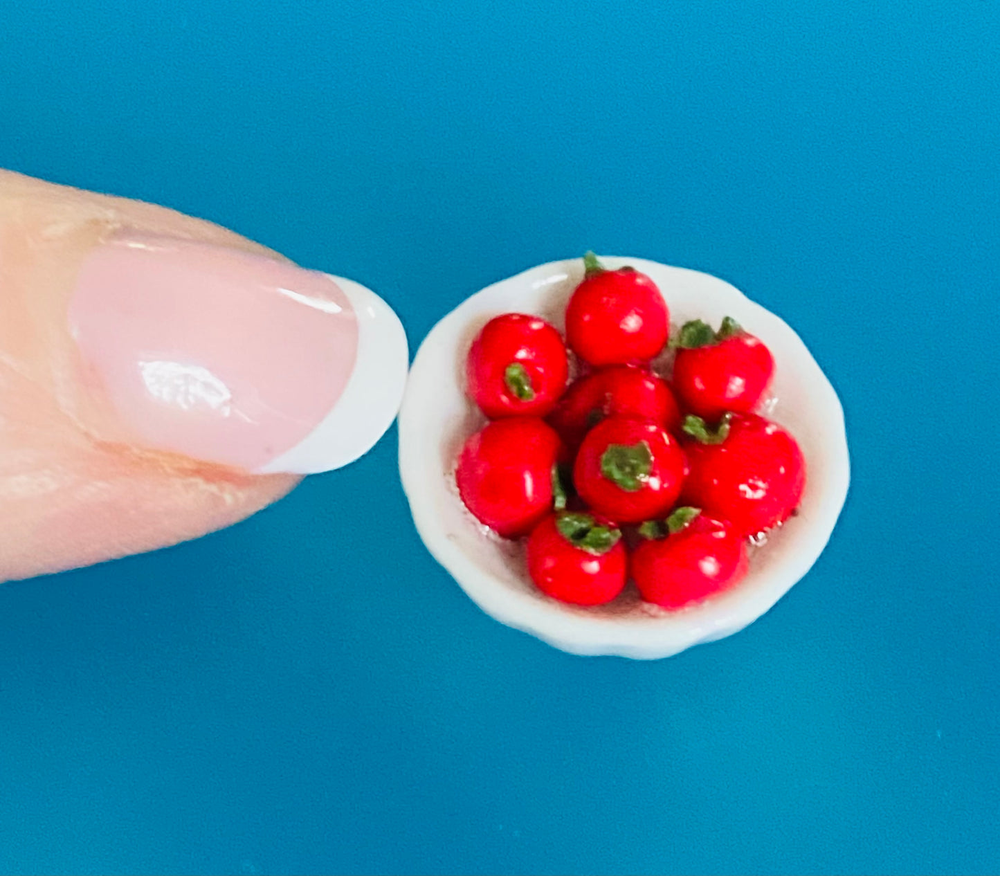 24th scale Dish of Tomatoes